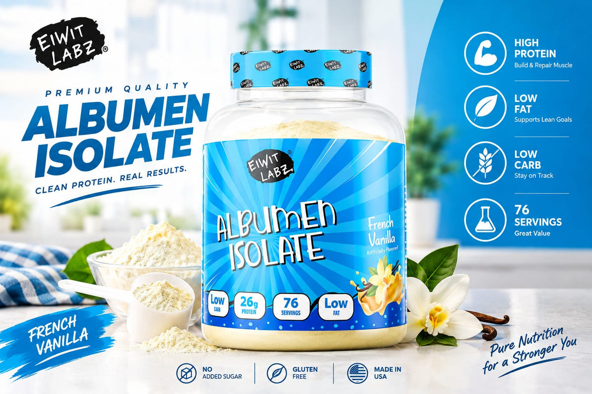 Eiwit Labz Albumen Isolate - French Vanilla (76 Servings)