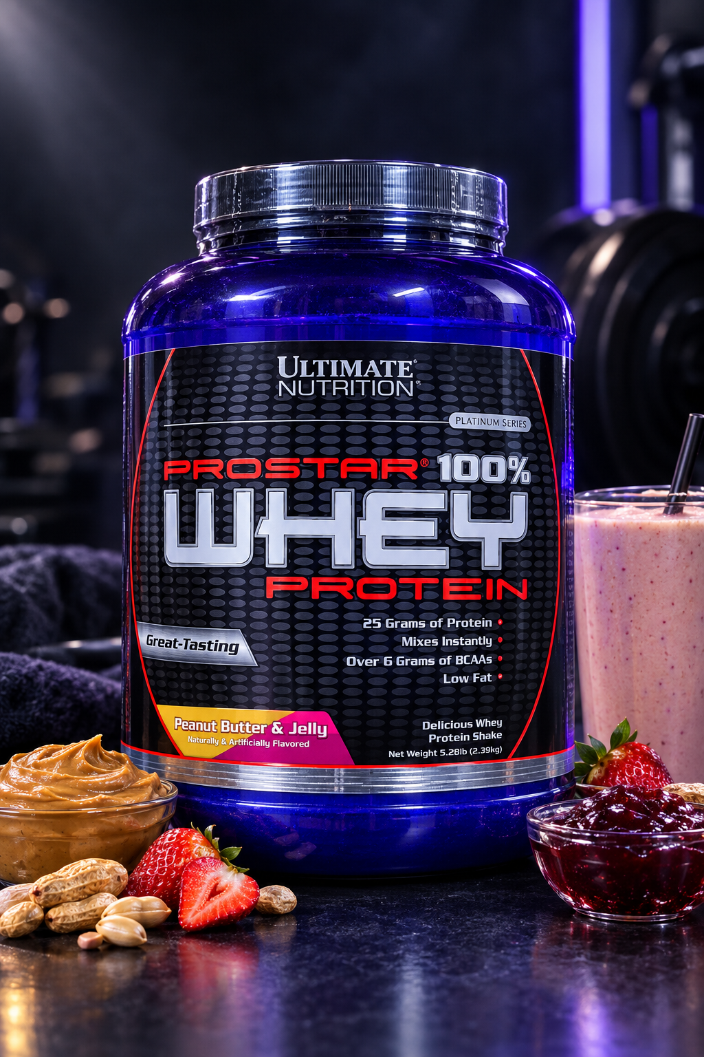 Ultimate Nutrition Prostar 100% Whey Protein - Peanut Butter & Jelly