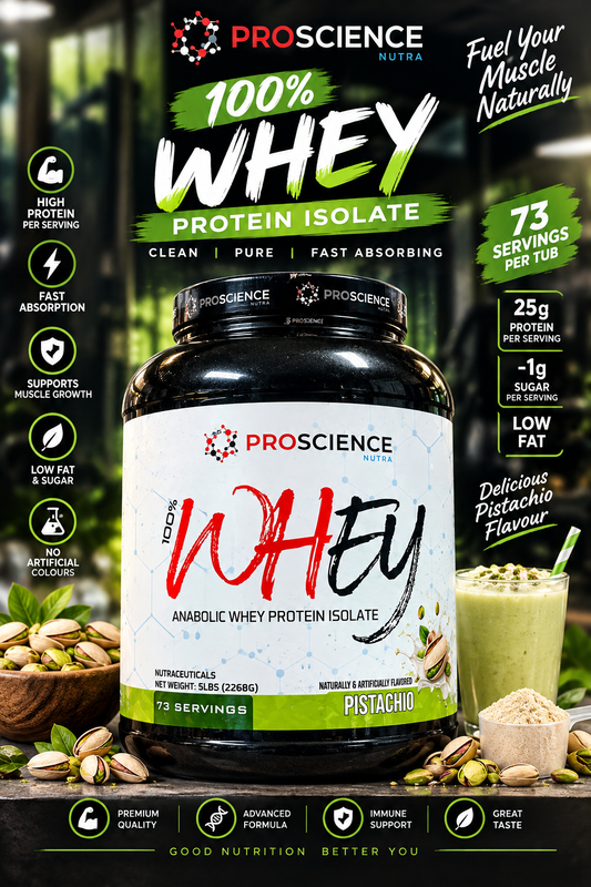 ProScience 100% Whey Protein Isolate - 2.26kg (Pistachio)