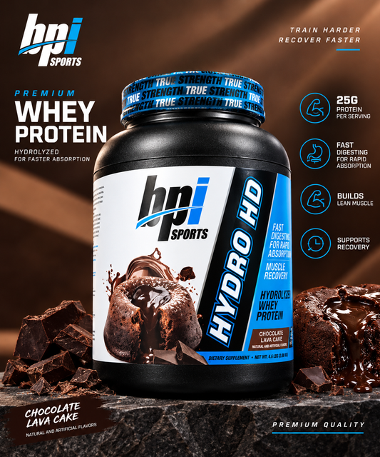 BPI Sports Hydro HD Hydrolyzed Whey Protein - Chocolate Lava Cake