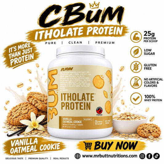 RAW CBUM Itholate Protein - Vanilla Oatmeal Cookie