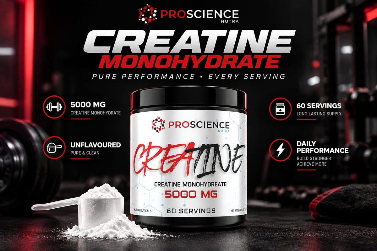 ProScience Creatine Monohydrate 5000mg - Unflavoured (60 Servings)