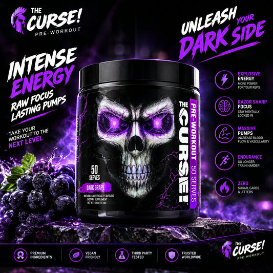 The Curse! Pre-Workout - Dark Grape (50 Servings)
