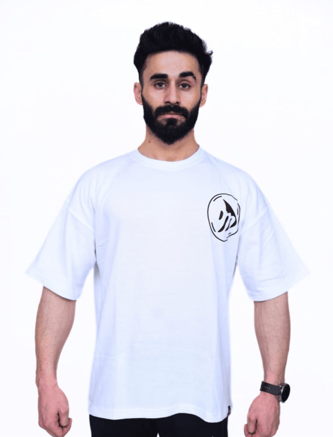 Muscle Thread Lifters Formula Oversized Tee - White