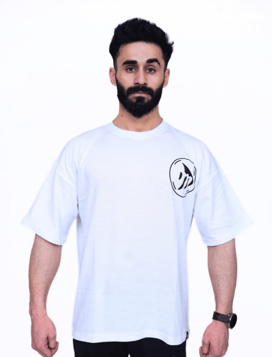 Muscle Thread Lifters Formula Oversized Tee - White