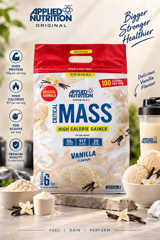 Applied Nutrition Critical Mass High Calorie Gainer - Vanilla (6kg)