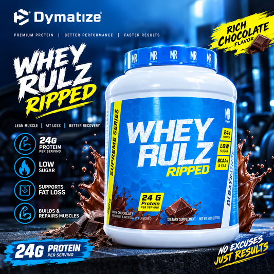 Dymatize Whey Rulz Ripped - Rich Chocolate (5 lbs)